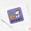 Peanuts___Spike's_Desert_Halloween_Square_Sticker_3 Peanuts Spikes Desert Halloween Square Sticker