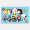Peanuts___The_Gang_Rectangular_Sticker_1 Peanuts The Gang Rectangular Sticker