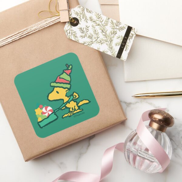 Peanuts___The_More_The_Merrier_Square_Sticker_5 Peanuts The More The Merrier Square Sticker 5