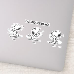 Peanuts The Snoopy Dance Sticker