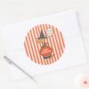 Peanuts___Vintage_Woodstock_Witch_Stripes_Classic_Round_Sticker_3 Peanuts Vintage Woodstock Witch Stripes Classic Round Sticker