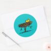 Peanuts___Woodstock_Napping_Classic_Round_Sticker_3 Peanuts Woodstock Napping Classic Round Sticker