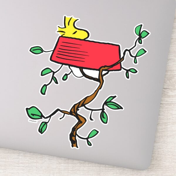 Peanuts___Woodstock_Napping_in_Snoopy's_Dish_Sticker_9 Peanuts Woodstock Napping In Snoopys Dish Sticker
