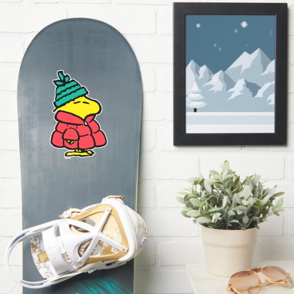 Peanuts___Woodstock_Puffy_Winter_Jacket_Sticker_7 Peanuts Woodstock Puffy Winter Jacket Sticker