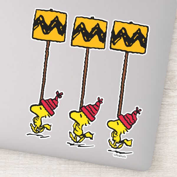 Peanuts___Woodstock_&_Friends_Sign_March_Sticker_9 Peanuts Woodstock Friends Sign March Sticker