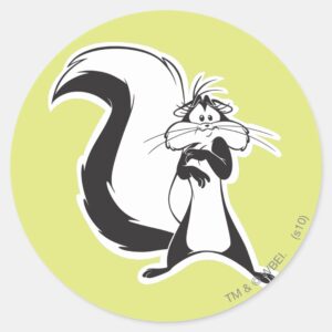 Penelope Scary Classic Round Sticker