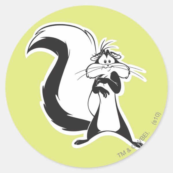 Penelope_Scary_Classic_Round_Sticker_1 Penelope Scary Classic Round Sticker