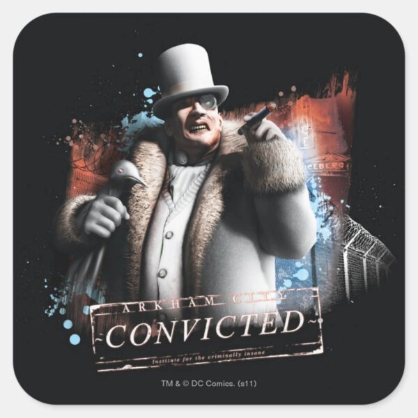 Penguin_-_Convicted_Square_Sticker_1 Penguin Convicted Square Sticker