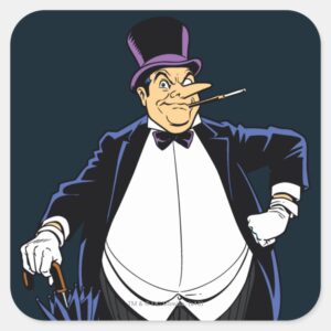 Penguin Square Sticker