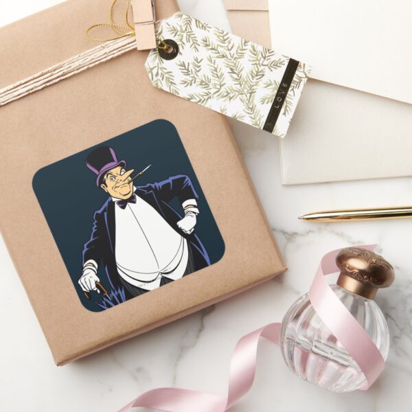 Penguin Square Sticker