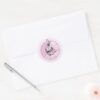 Penny Blossom Info Graphic Classic Round Sticker