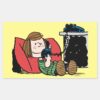 Peppermint_Patty_on_the_Phone_Rectangular_Sticker_1 Peppermint Patty On The Phone Rectangular Sticker