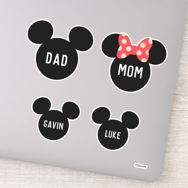 Personalized_Mickey_&_Minnie_Family_of_4_-_Boys_Sticker_1 Personalized Mickey Minnie Family Of 4 Boys Sticker