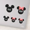 Personalized_Mickey_&_Minnie_Family_of_5_Sticker_1 Personalized Mickey Minnie Family Of 5 Sticker