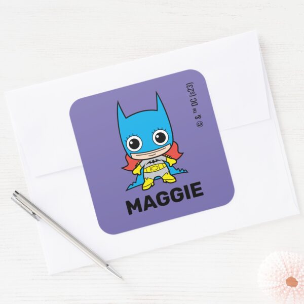 Personalized_Mini_Batgirl_Kids'_Label_3 Personalized Mini Batgirl Kids Label