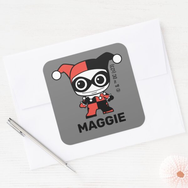 Personalized_Mini_Harley_Quinn_Kids'_Label_3 Personalized Mini Harley Quinn Kids Label