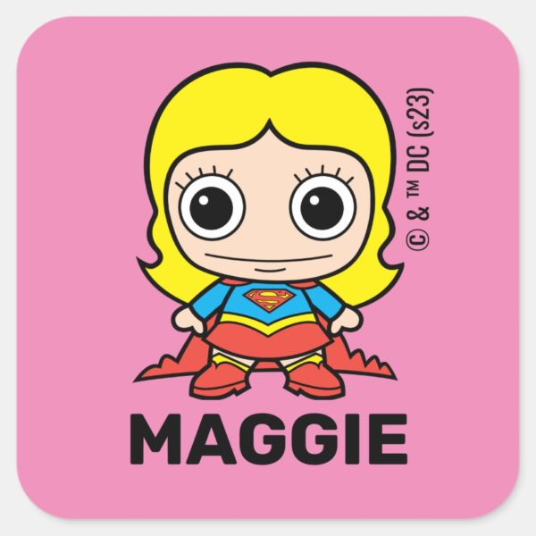 Personalized_Mini_Supergirl_Kids'_Label_1 Personalized Mini Supergirl Kids Label