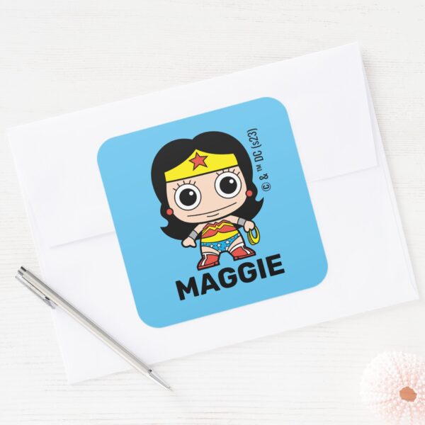 Personalized_Mini_Wonder_Woman_Kids'_Label_3 Personalized Mini Wonder Woman Kids Label