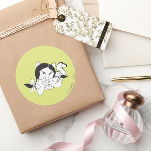 Petunia_Dreaming_Classic_Round_Sticker_5 Petunia Dreaming Classic Round Sticker