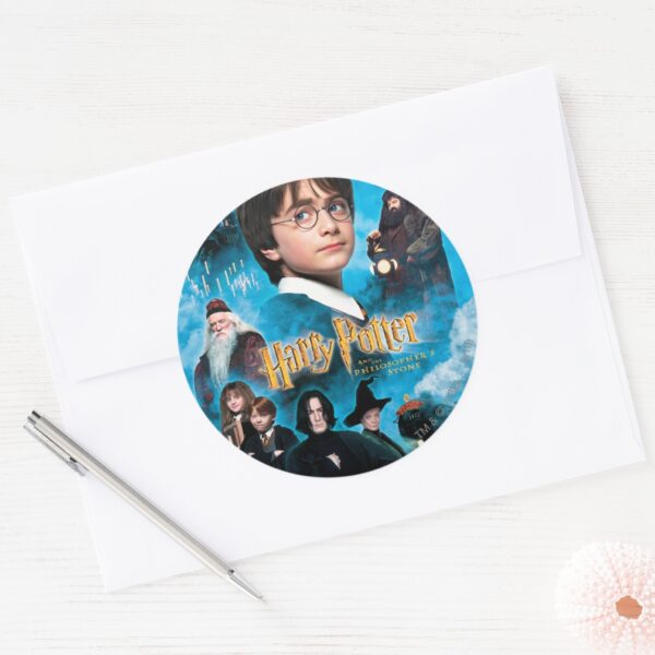 Philosopher's_Stone_Poster_Classic_Round_Sticker_3 Philosophers Stone Poster Classic Round Sticker