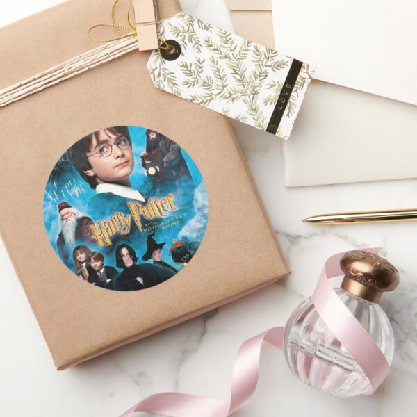 Philosopher's_Stone_Poster_Classic_Round_Sticker_5 Philosophers Stone Poster Classic Round Sticker