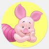 Piglet_1_classic_round_sticker_1 Piglet 1 Classic Round Sticker