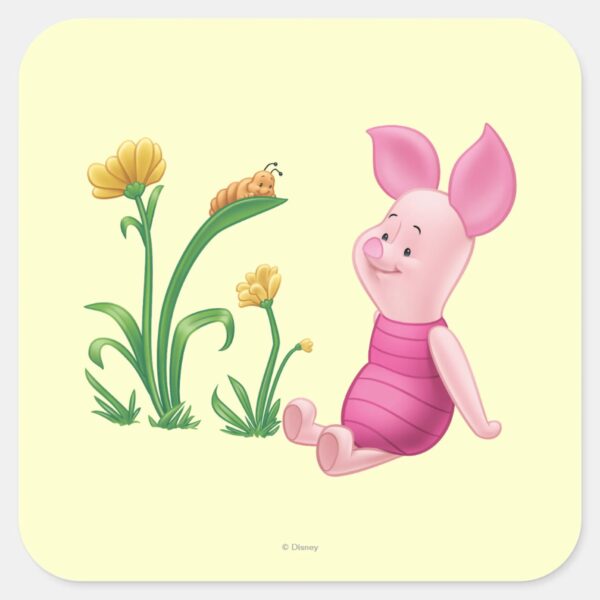 Piglet_2_square_sticker_1 Piglet 2 Square Sticker