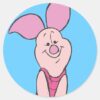 Piglet_3_classic_round_sticker_1 Piglet 3 Classic Round Sticker