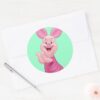 Piglet_7_classic_round_sticker_3 Piglet 7 Classic Round Sticker