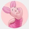 Piglet_9_classic_round_sticker_1 Piglet 9 Classic Round Sticker