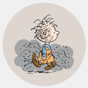 Pigpen Walking Cloud Classic Round Sticker