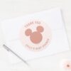 Pink_Minnie_Mouse_Confetti_Baby_Shower_Classic_Round_Sticker_4 Pink Minnie Mouse Confetti Baby Shower Classic Round Sticker