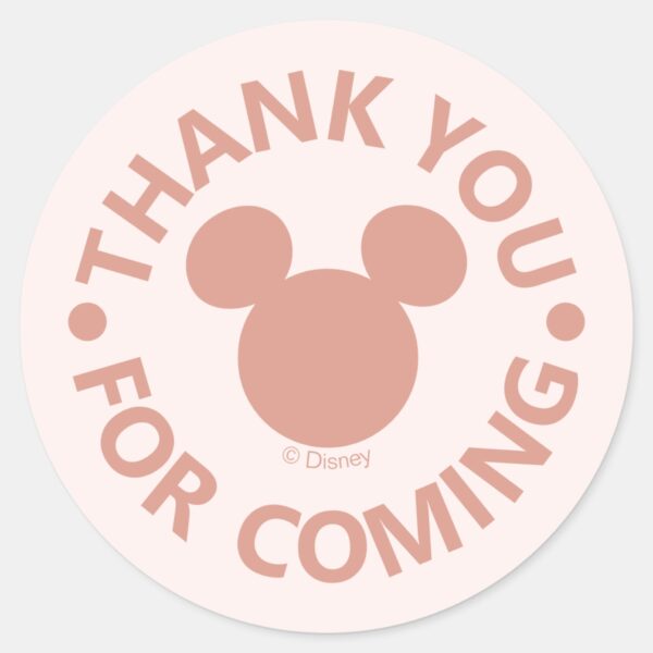 Pink_Minnie_Mouse_Confetti_Girl's_First_Birthday_Classic_Round_Sticker_2 Pink Minnie Mouse Confetti Girls First Birthday Classic Round Sticker