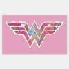 Pink_Rose_WW_Rectangular_Sticker_1 Pink Rose WW Rectangular Sticker