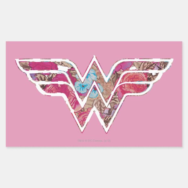 Pink_Rose_WW_Rectangular_Sticker_1 Pink Rose WW Rectangular Sticker