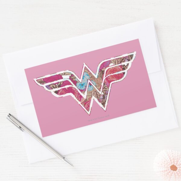 Pink_Rose_WW_Rectangular_Sticker_3 Pink Rose WW Rectangular Sticker