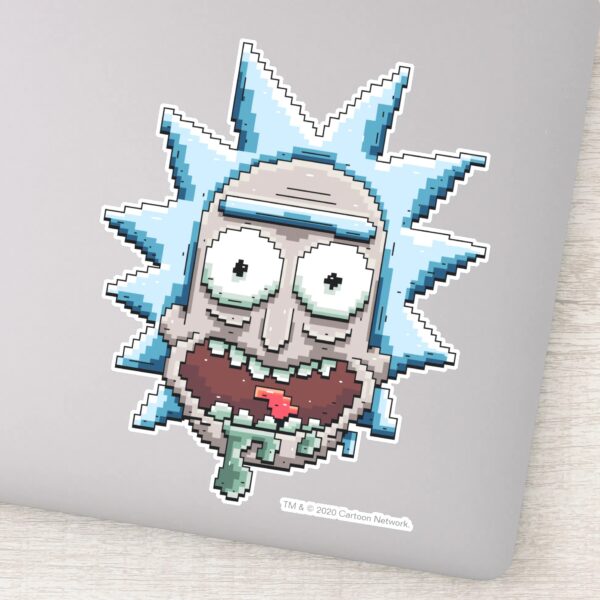 Pixelverse_Rick_Drooling_Head_Sticker_9 Pixelverse Rick Drooling Head Sticker