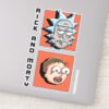 Pixelverse Rick And Morty Panel Graphic Sticker