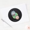Pixelverse Rick And Morty Portal Graphic Classic Round Sticker