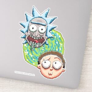 Pixelverse Rick And Morty Portal Graphic Sticker