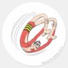 Plastic_Man_Backbend_Wheel_Classic_Round_Sticker_1 Plastic Man Backbend Wheel Classic Round Sticker