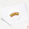 Plastic_Man_Logo_Classic_Round_Sticker_3 Plastic Man Logo Classic Round Sticker
