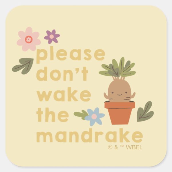 Please_Don't_Wake_The_Mandrake_Square_Sticker_1 Please Dont Wake The Mandrake Square Sticker