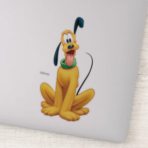 Pluto Cartoon Front Sticker