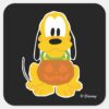 Pluto___Halloween_Square_Sticker_1 Pluto Halloween Square Sticker