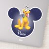 Pluto Mickey Head Icon Sticker