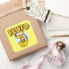 Pluto___Pup_with_Name_Square_Sticker_5 Pluto Pup With Name Square Sticker