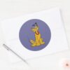 Pluto___Vintage_&_Distressed_Classic_Round_Sticker_3 Pluto Vintage Distressed Classic Round Sticker