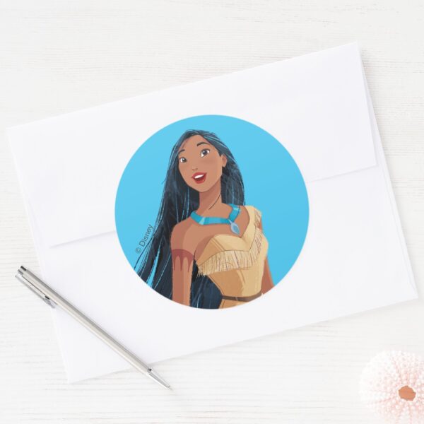 Pocahontas_Spirit_of_the_Wind_Classic_Round_Sticker_3 Pocahontas Spirit Of The Wind Classic Round Sticker