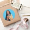 Pocahontas_Spirit_of_the_Wind_Classic_Round_Sticker_5 Pocahontas Spirit Of The Wind Classic Round Sticker